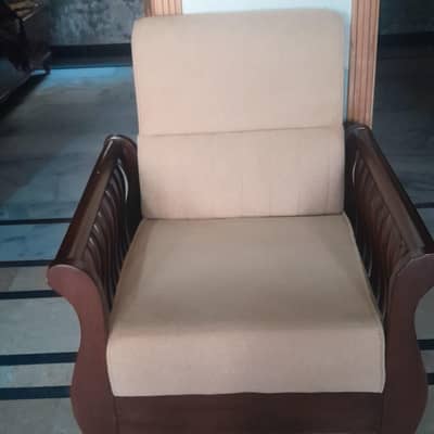 wooden sofa set