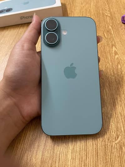 Apple iPhone 16 teal colour