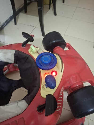 Interactive Baby Walker with Activity Tray / Musical Baby Walker