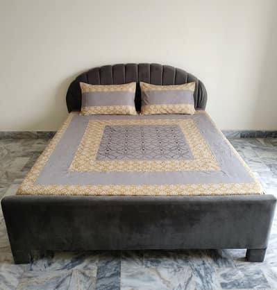 Double Bed with Mattress for Sale