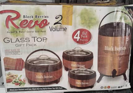 hotpot & water cooler set