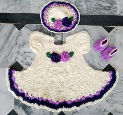 Crochet Dress for kids 3 years size