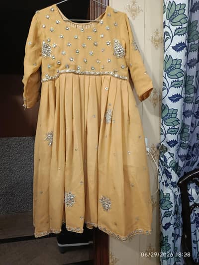 Skin color frock for sale