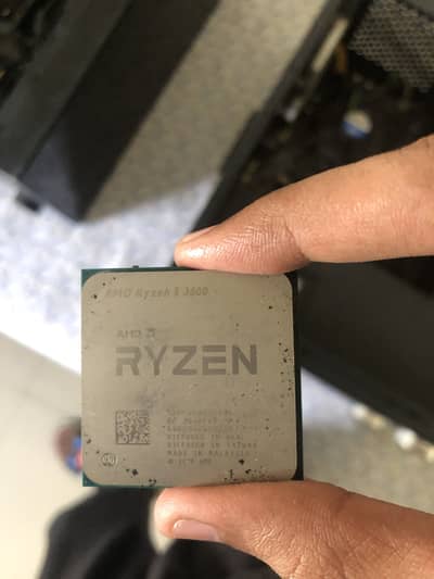 Ryzen 5 3600, 8gb 3200mhz ram stick, deepcool power supply and casing