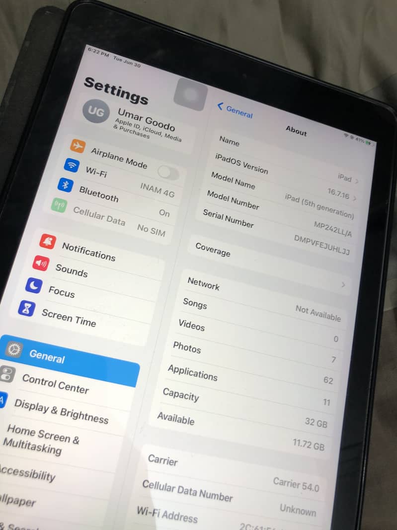Ipad 5th generation 2