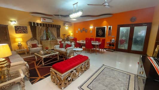 Fully furnished single story 500 yards 3 bed Drawing house for rent