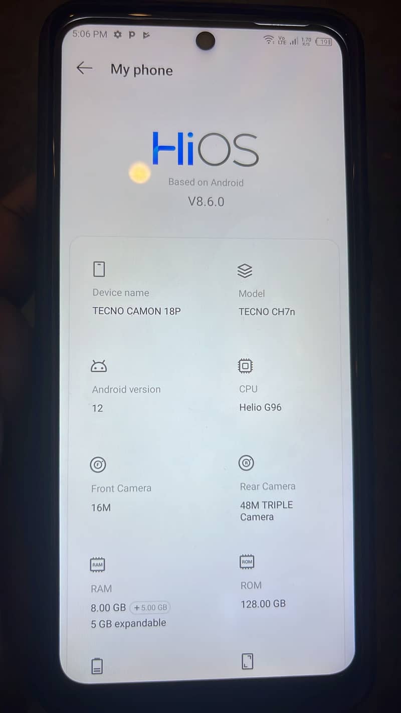 Tecno camon 18 pro 3