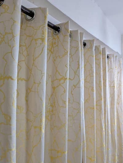 Modern Golden Vein Jacquard Curtains (Free DC)