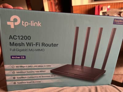 TP-Link Archer C6 AC1200 Wireless MU-MIMO Gigabit Router