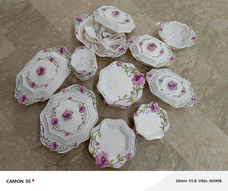 used dinner set compelet 2