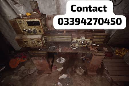 Japan Made 4ft Left Hand Lathe Machine | Gear Wala Kharad for Sale
