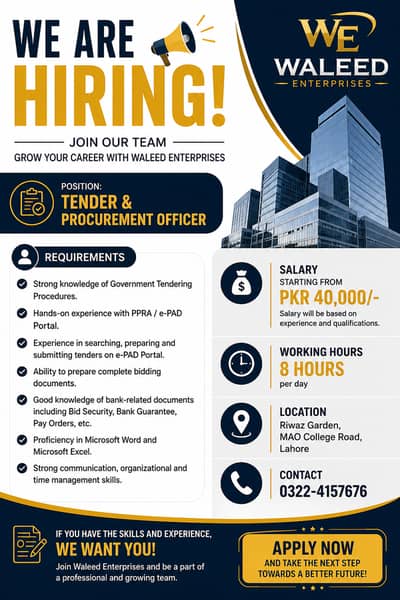 Tender & Procurement Office