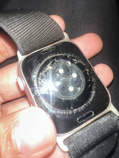 Apple Watch Series 9 45mm gps Back Sensor glass cracked