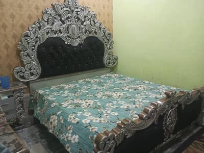 chinoti bed and dressing table,side tables cupboard and showcase