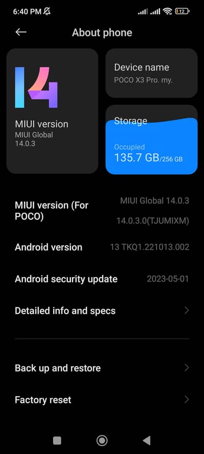Xiaomi Poco X3 Pro