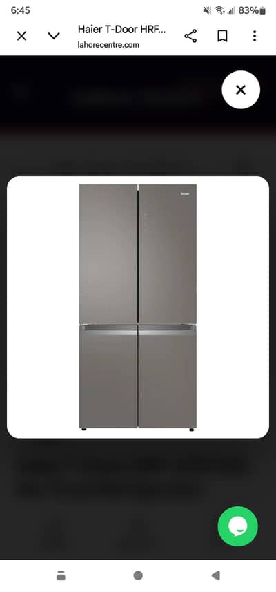 haier no frost fridge brand new