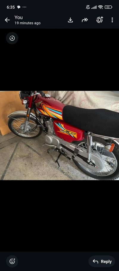 HONDA CG125 MODEL 2026 COLOUR RED