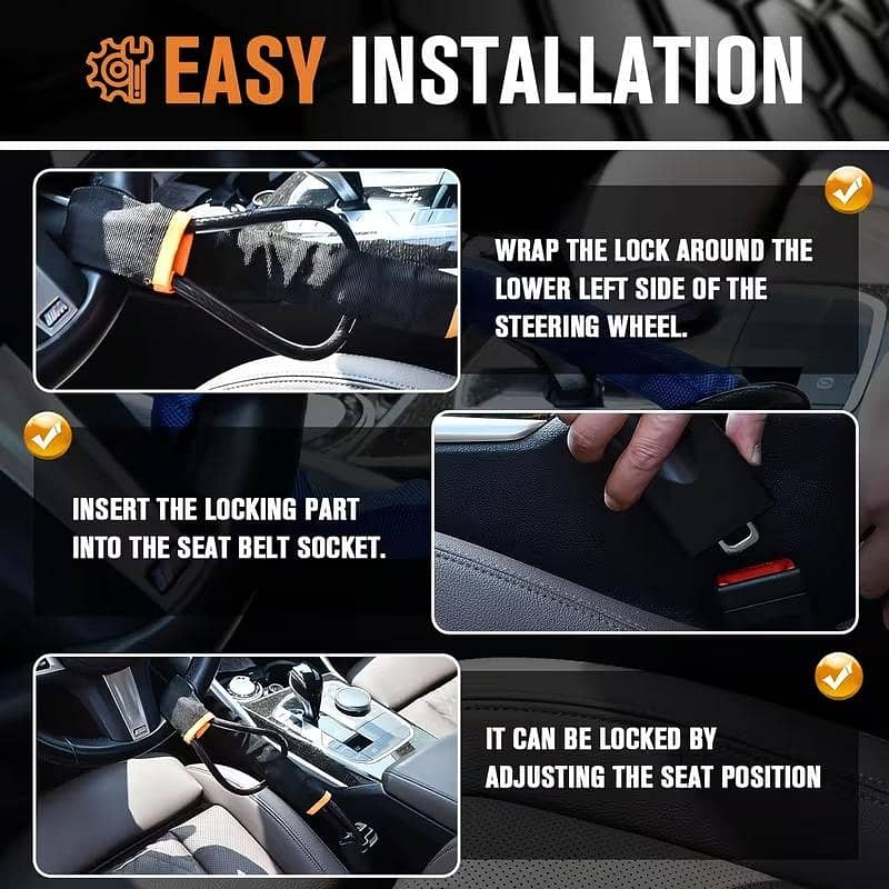 Steering wheel lock 2