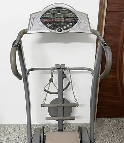 Multifunction manual Treadmill with attachments; a full body trainer