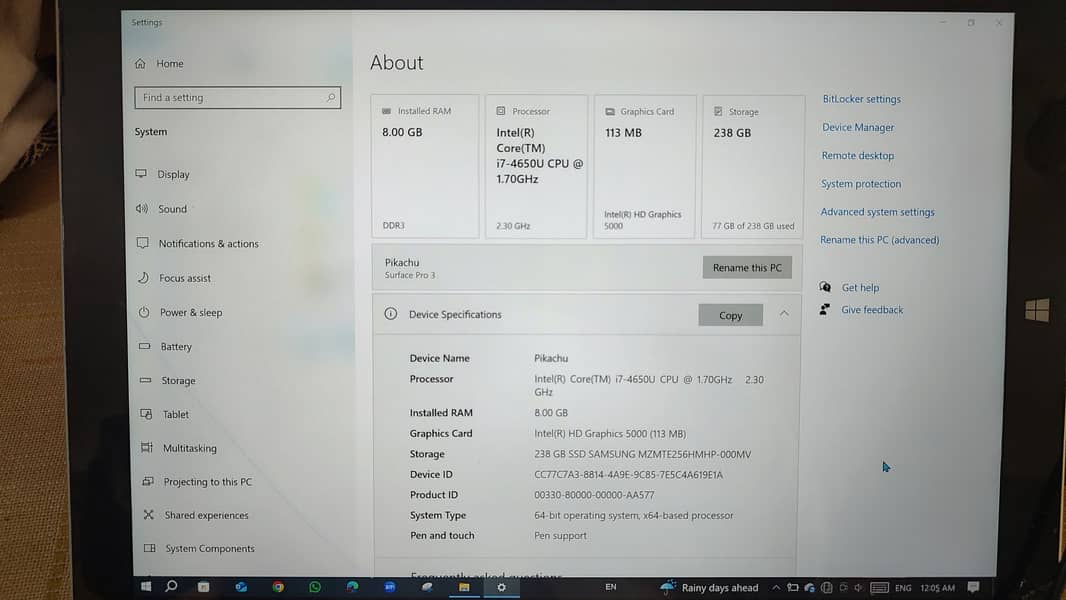 Surface Laptop 2