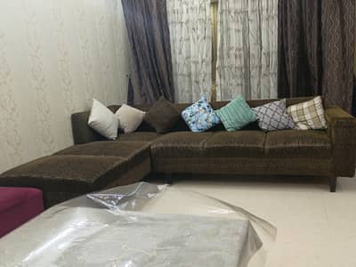 L-shaped good quality sofas