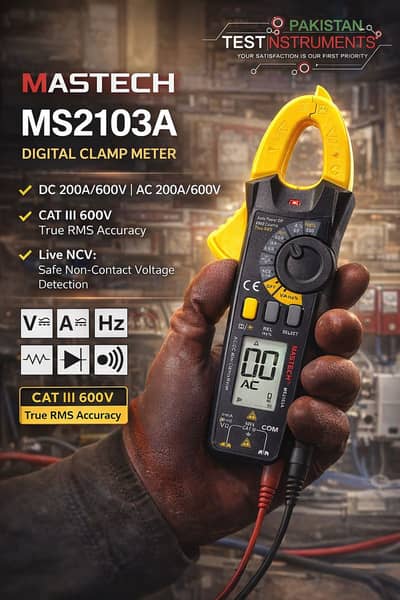 MS2103A MASTECH AC/DC MILLI AMP MINI CLAMP METER