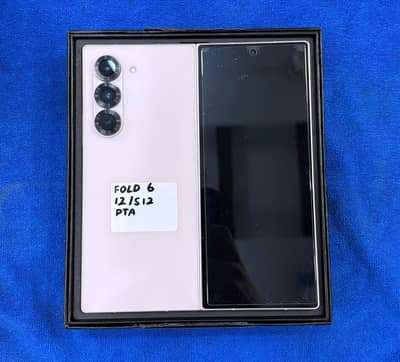 Samsung galaxy Z Fold 6 PINK 512gb Official pta Mint condition *Box
