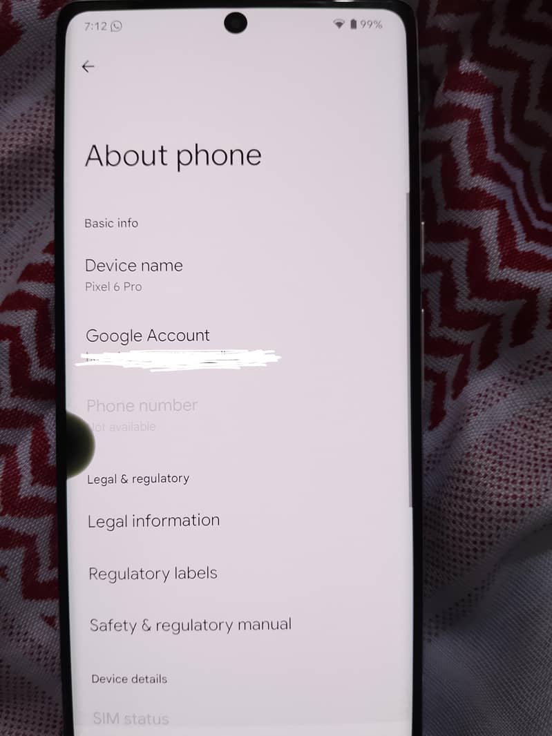 Google Pixel 6 Pro 7