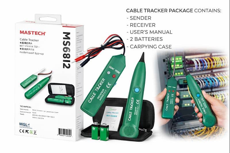 MS6812A MASTECH WIRE & CABLE TRACKER & TESTER 0