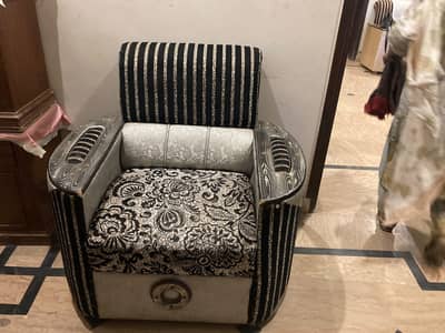 Zebra Coloured Beautiful Sofa Set