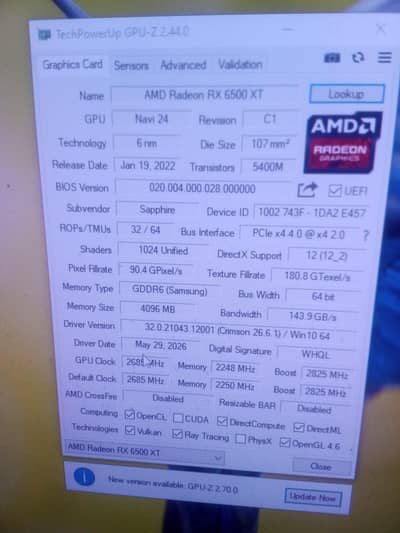sapphire Pulse Rx 6500 XT