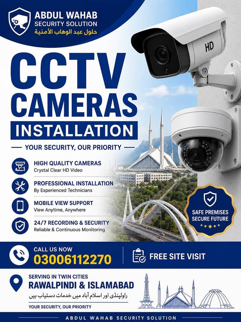 Cctv Cameras with completed installation 0