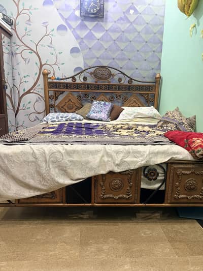 Full Size King Bed For Sale with moltyfoam