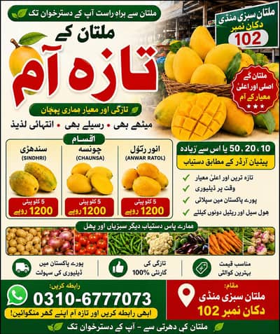  Multan Fresh Mangoes