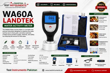 WA60A Landtek Water Activity Meter in Pakistan