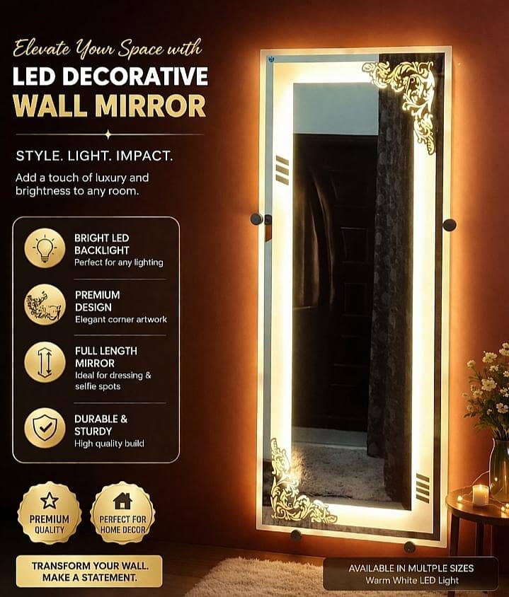 LED light mirror 0