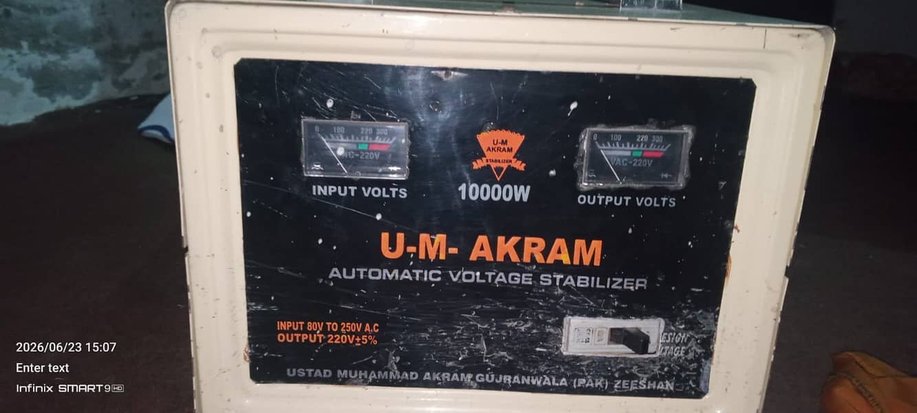 Automatic voltage stabilizer 10000w 1