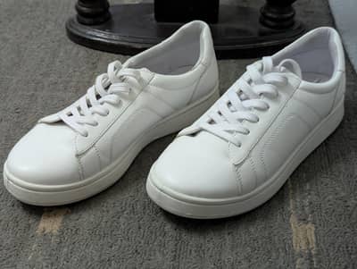 Full White Sneaker Shoes size 42