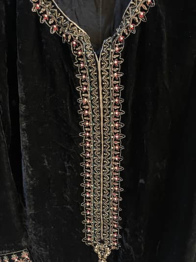 A pure velvet dress selling at resonable price
