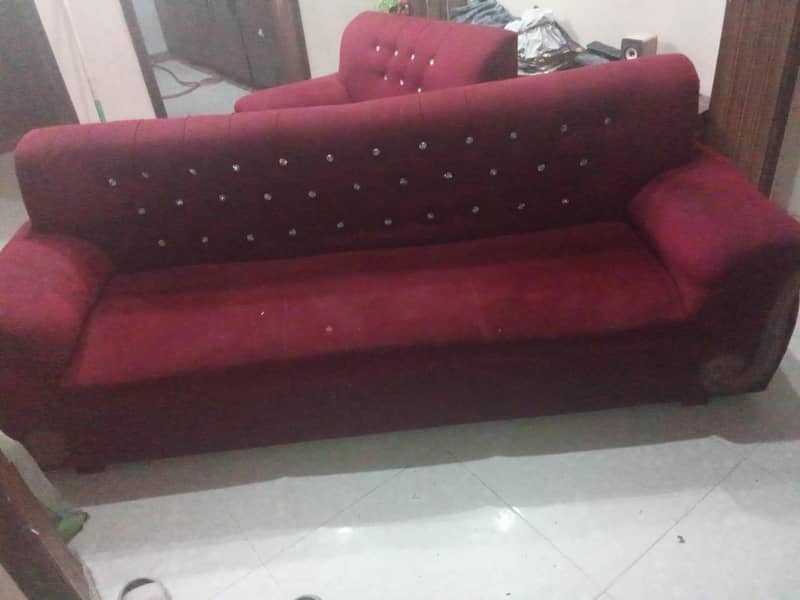 king size iron bed & sofa set 7