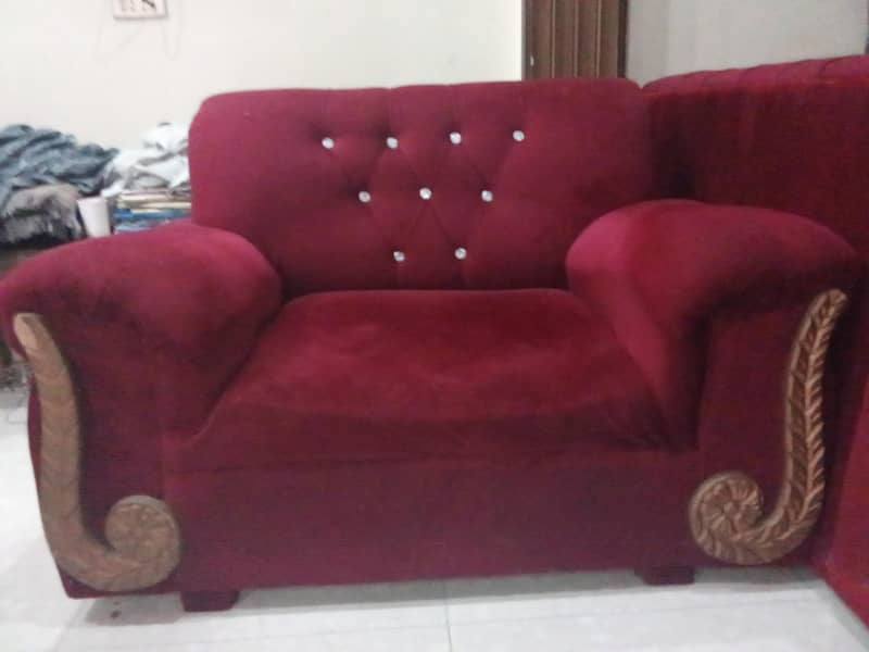 king size iron bed & sofa set 8