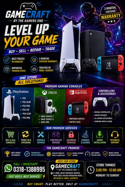 Buy PS5, PS4, Xbox | Best Prices + Warranty | GameCraft