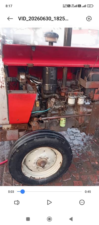 model 2007 messy tractor hai used only zameen py Kia hai tayr 12 ane h