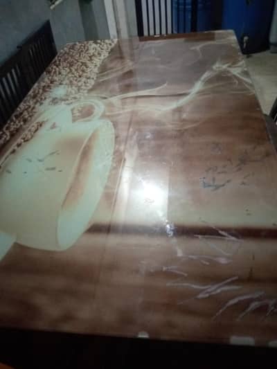 iron frame glass top