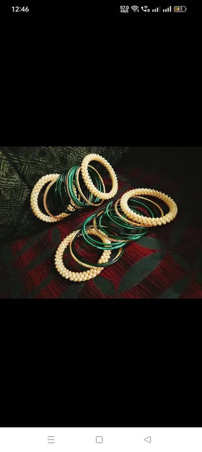 hand made beaded bangles