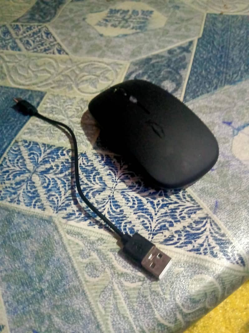 Bluetooth Mouse with USB Receiver | Smooth & Fast | For Laptop & PC 0