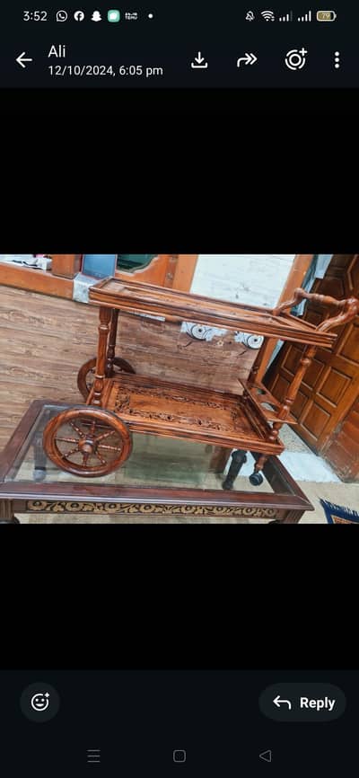 tea  trolley brend new condition