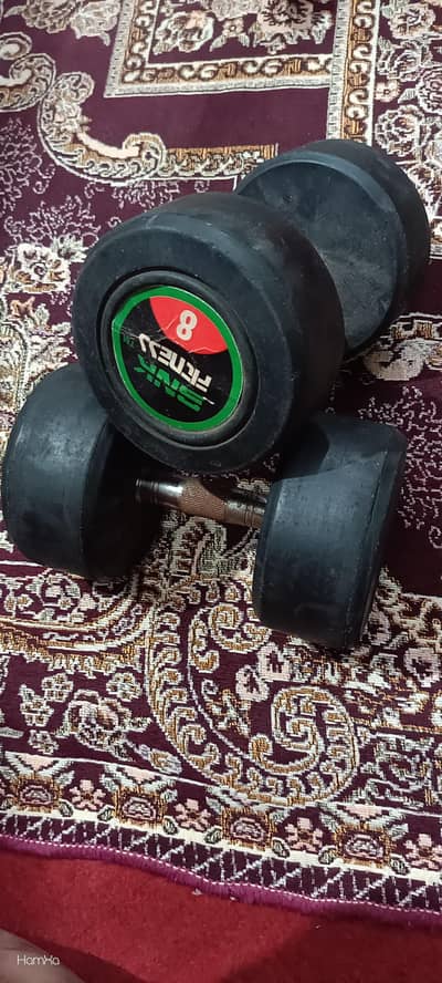 8kg dumbbells pair