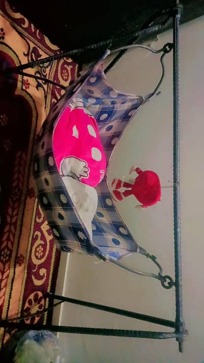 Baby Iron jhula and baby Cot imported