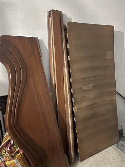 Wooden bed